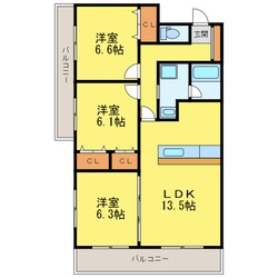 エスポワールの物件間取画像